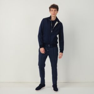 Mandelli Blouson Elegante Herrenjacke Enrico Mandelli Scabal Wolle in höchster Qualität