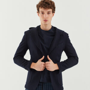 Elegante Ensamble Stylische Jacke mit Kapuze: Eleganz trifft Komfort